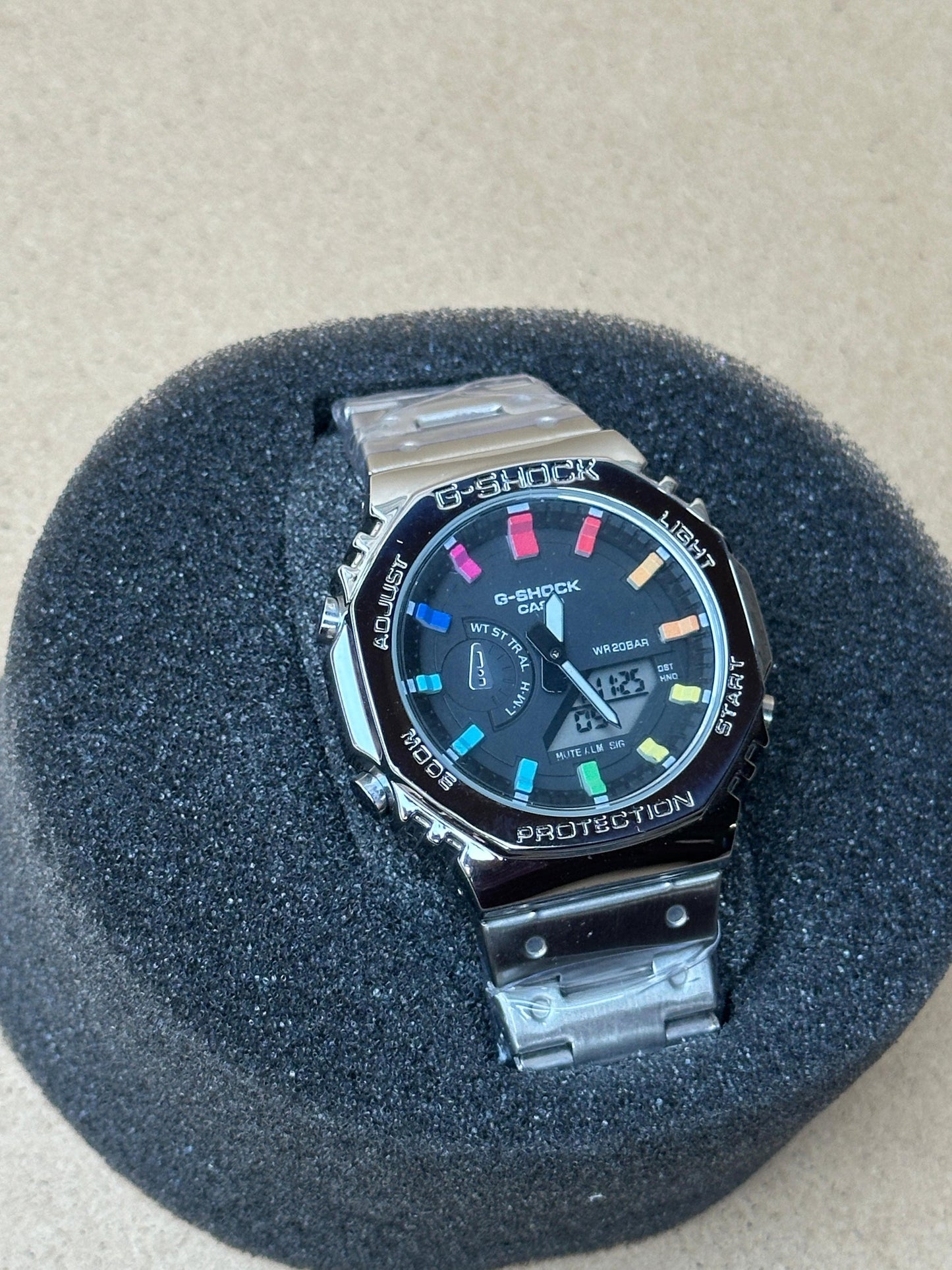 G - Shok Rainbow full index Analog watch