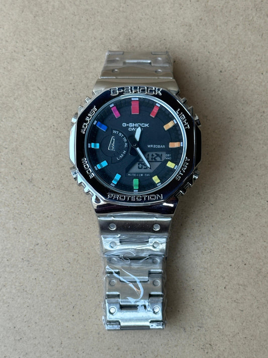 G - Shok Rainbow full  index Analog watch
