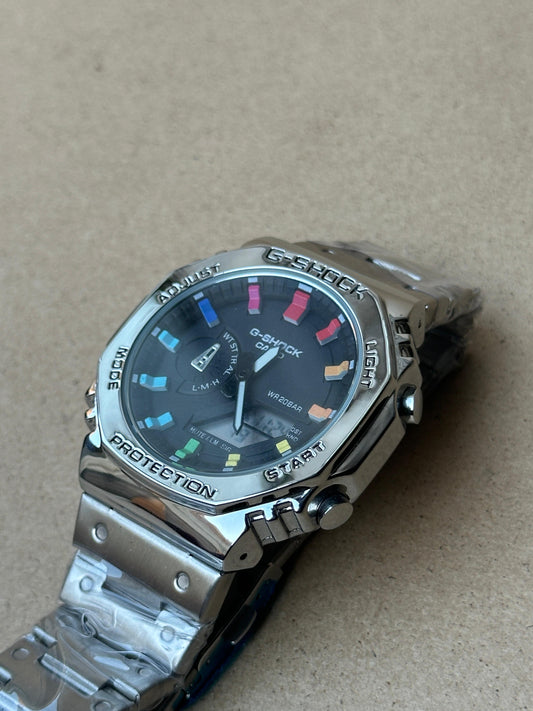 G - Shok Rainbow full  index Analog watch