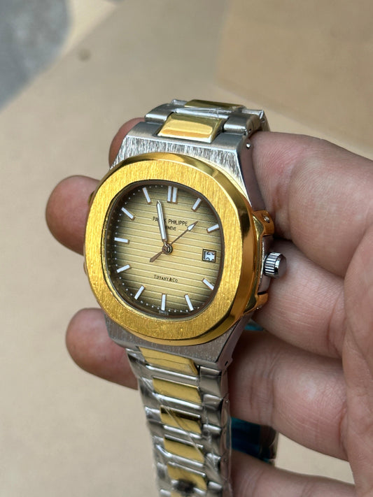 Patek Phillipe nautlis Golden Horizon Tiffani Edition watch
