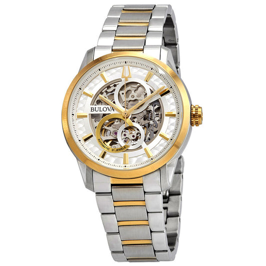 Rolex Style Skeleton Dial Two Tone Just Paid